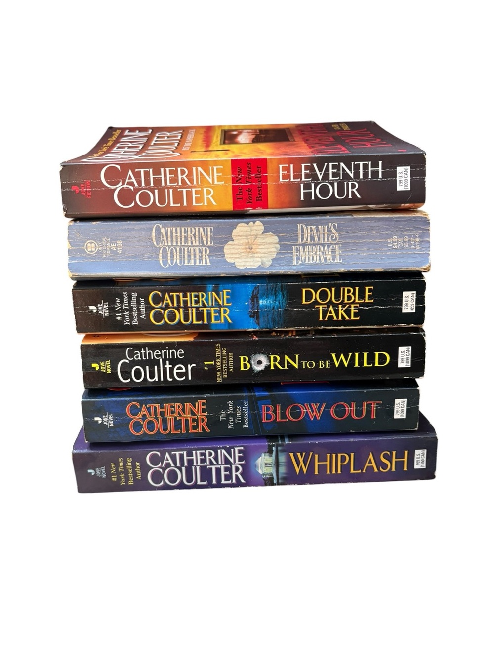 Lot of 6 Catherine Coulter Paperback Books Fiction